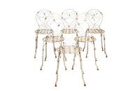 Six French Iron Garden Chairs - French Antiques - Garden Antiques -Garden Chairs - AD & PS Antiques