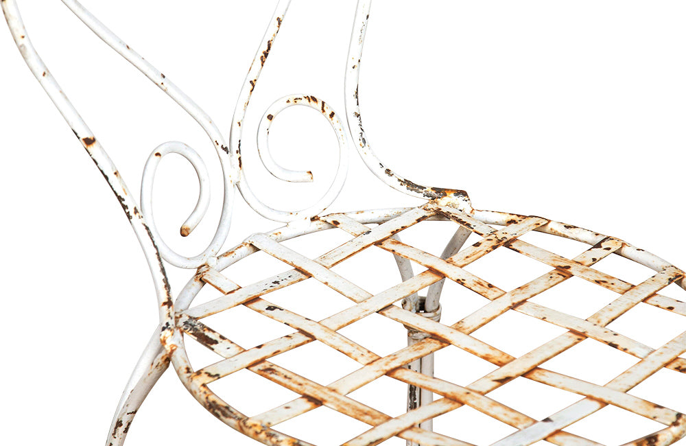 Six French Iron Garden Chairs - French Antiques - Garden Antiques -Garden Chairs - AD & PS Antiques