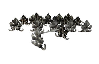 Pair of Brass Neoclassical Revival Candlesticks-19th century French candlesticks-French Antiques-Lighting-Antique Candlesticks-Antique Candle Holders-AD & PS Antiques