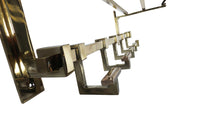 BRASS COAT & HAT RACK