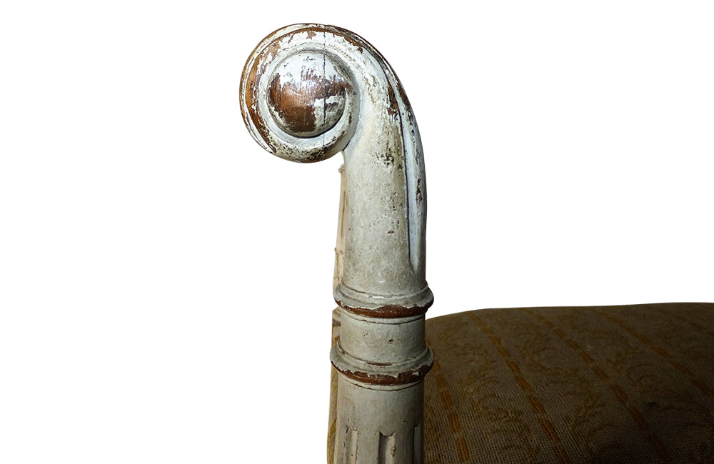 19th Century Swedish Stool - Neoclassical Revival Stool - Antique Stool - Swedish Antiques – Antique Stool – Antique Furniture - AD & PS Antiques