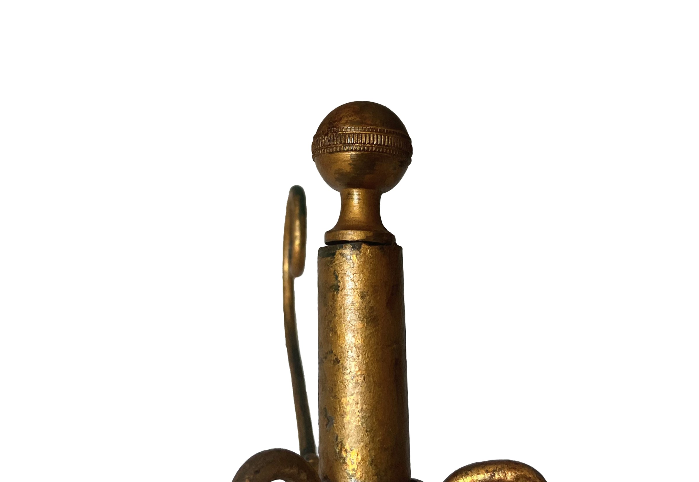 Vintage Spanish Gilt Iron Coat Stand - Mid Century Furniture - Spanish Antiques - Coat Stand - Portmanteau - Decorative Accessories - Hat Stand - adpsantiques - Antique Shops Tetbury - AD & PS Antiques