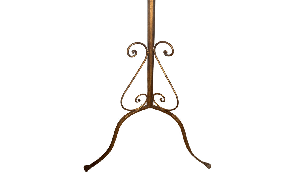 Vintage Spanish Gilt Iron Coat Stand - Mid Century Furniture - Spanish Antiques - Coat Stand - Portmanteau - Decorative Accessories - Hat Stand - adpsantiques - Antique Shops Tetbury - AD & PS Antiques