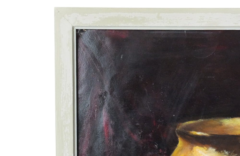 Sill Life With Confit Pot - Oil Painting - Still Life Paintings - Wall Decorations - French Art - Tararyre - French Decorative Antiques - Antique Shops Tetbury - AD & PS Antiques