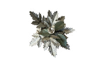 SMALL FRENCH TOLE & PORCELAIN POTTED PLANT