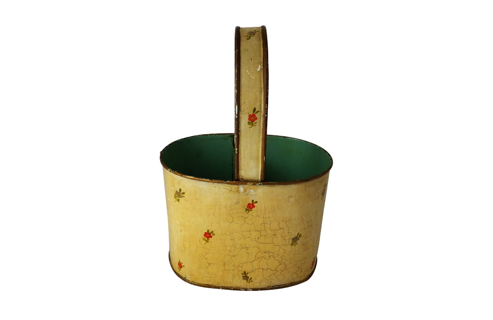 Early 20th Century Tole Bottle Carrier - Toleware - Bottle Holder - Decorative Accessories - French Decorative Antiques - Antique Shops Tetbury - French Decorative Accessories - adpsantiques - AD & PS Antiques