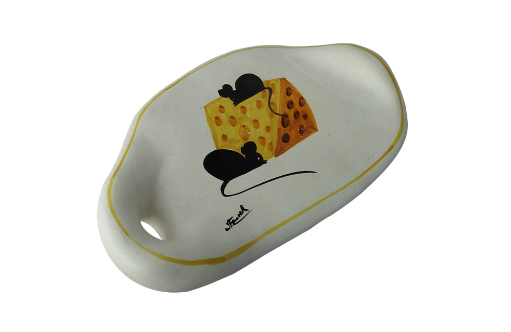 Vallauris Cheese Platter-Signed Ceramic Cheese Platter-Decorative Accessories-French Antiques-Mid Century Modern-Vintage French Ceramics-AD & PS Antiques