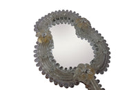 Vintage Venetian Table Mirror- Italian Antiques-Mid Century Modern-Italian Vintage Accessories-Mirrors-Vintage Mirror-Murano Glass Mirror-AD & PS Antiques