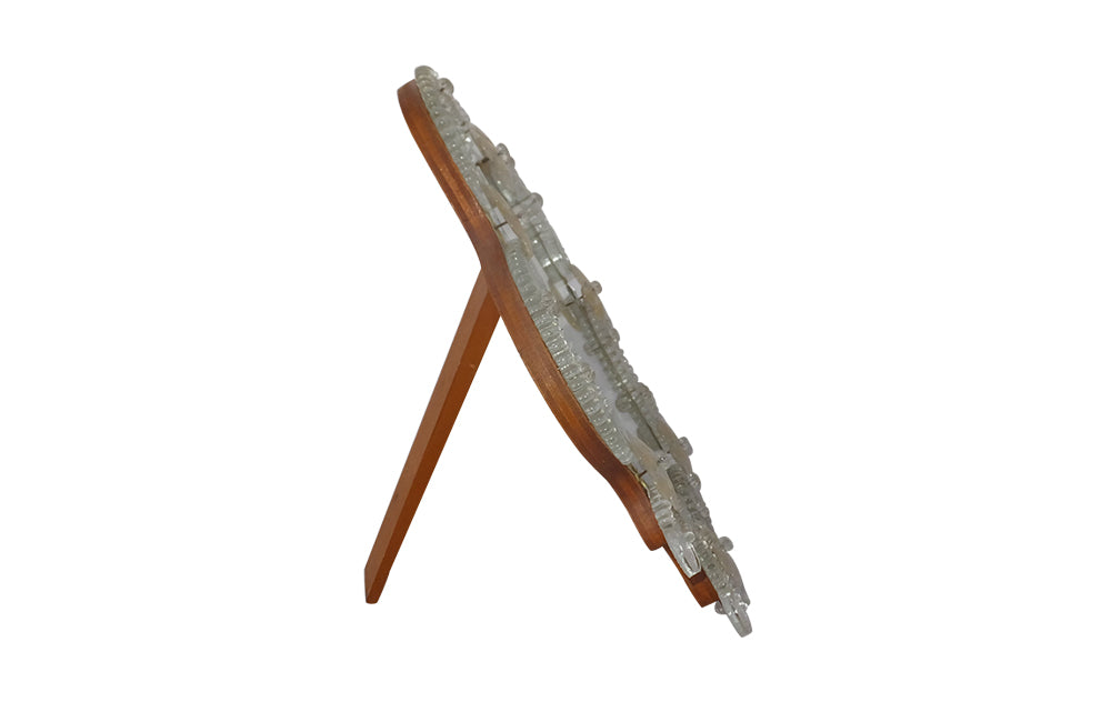 Vintage Venetian Table Mirror- Italian Antiques-Mid Century Modern-Italian Vintage Accessories-Mirrors-Vintage Mirror-Murano Glass Mirror-AD & PS Antiques