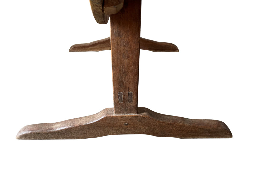 French 19th Century Oval Folding Vineyard Table - French Antique Furniture - Folding Antique Table - Vigneron Table - Farm Table - French Antiques - Antique Table - Antique Dining Tables - AD & PS Antiques