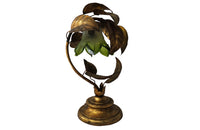 Vintage Gilt Tole & Glass Table Lamp-Vintage Lighting-Mid Century Lighting-French Antiques-Lighting-Table Lamps-AD & PS Antiques