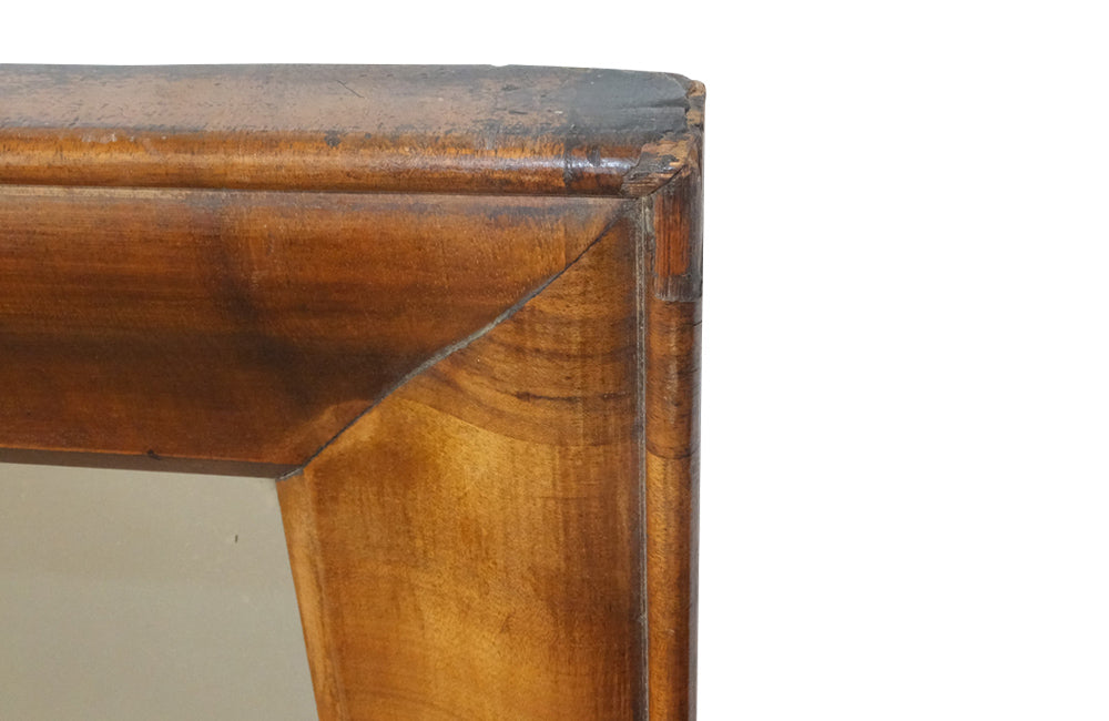 FRENCH WALNUT FRAMED MIRROR