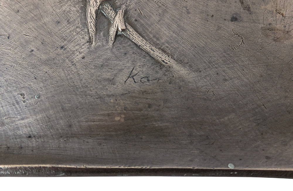 Bronze Art Nouveau Tray by Leon Kann-Art Nouves Antiques-Art Nouveau Tray-Bronze Tray-Decorative Accessories-French Antiques-AD & PS Antiques