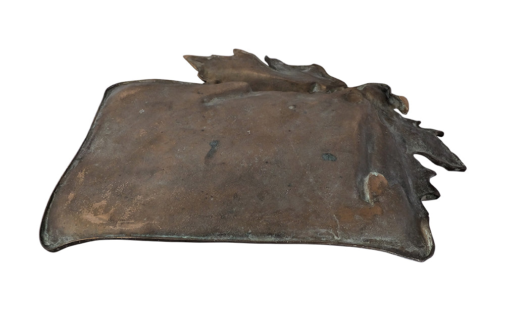 Bronze Art Nouveau Tray by Leon Kann-Art Nouves Antiques-Art Nouveau Tray-Bronze Tray-Decorative Accessories-French Antiques-AD & PS Antiques