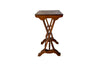 Nest of two aesthetic movement decorative walnut occasional tables with inlaid decoration - Antique Side Tables 