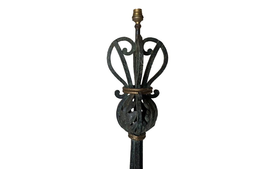 French Art Deco Floor Lamp - French Decorative Antiques - Art Deco Lighting - Antique Floor Lamps - Antique Lighting - Floor Lamp - Antique Shops Tetbury - adpsantiques - AD & PS Antiques
