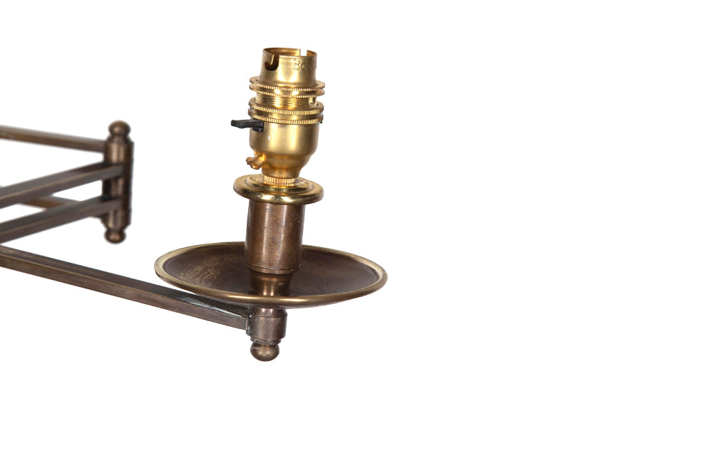 French Art Deco Style Brass Floor Lamp - Art Deco Lighting - Art Deco Lamp - French Antiques - French Antiques UK - AD & PS Antiques