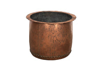 Beautiful Early 19th Century Copper Vat - Garden Antiques - French Garden Antiques - Antique Planter - Water Feature - Jardinieres - Copper Planters - Log Bin - Fireplace Antiques - Decorative Accessories - Antique Shops Tetbury - adpsantiques - AD & PS Antiques