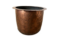 Beautiful Early 19th Century Copper Vat - Garden Antiques - French Garden Antiques - Antique Planter - Water Feature - Jardinieres - Copper Planters - Log Bin - Fireplace Antiques - Decorative Accessories - Antique Shops Tetbury - adpsantiques - AD & PS Antiques