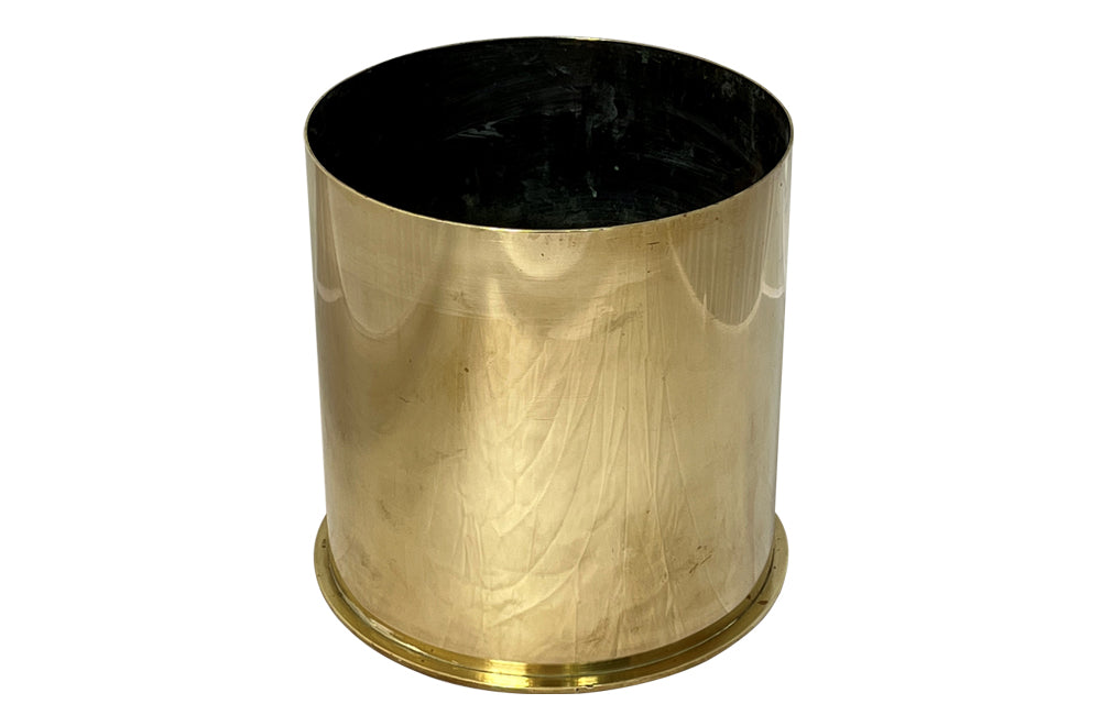 WW1 Brass Trench Art Champagne Bucket - French Decorative Antiques - Trench art - Champagne Bucket - Wine Cooler - Cache Pot - Decorative Accessories - Folk Art - Wine and food Antiques - Antique Shops Tetbury - adpsantiques - AD & PS Antiques