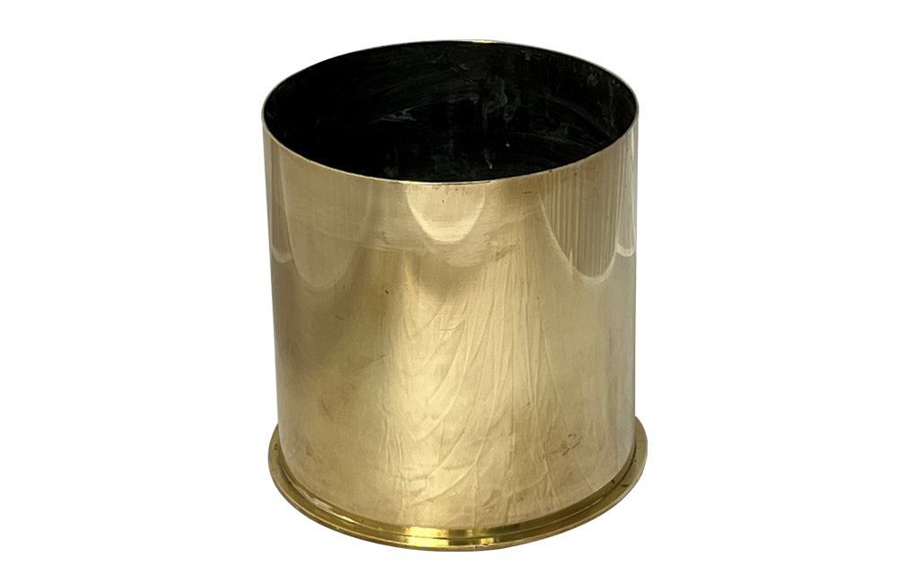 WW1 Brass Trench Art Champagne Bucket - French Decorative Antiques - Trench art - Champagne Bucket - Wine Cooler - Cache Pot - Decorative Accessories - Folk Art - Wine and food Antiques - Antique Shops Tetbury - adpsantiques - AD & PS Antiques
