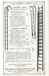 JOSEPH MEUNIER FRENCH FIREMANS LADDER