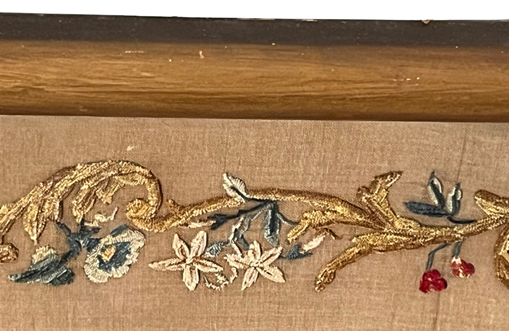 Framed Early 19th Century Silkwork French Map - French Decorative Antiques - Silkwork - Antique Textiles - Cartography - Decorative Antiques - Decorative Accessories - Wall Art - Wall decorations - Antique Needlework - Antique Maps - Antique Shope Tetbury - adpsantiques - AD & PS Antiques
