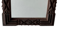 French Antique Tramp Art Mirror - French Decorative Antiques - Antique Mirrors - Folk Art - Tramp Art - Art Populaire - Mirrors - Decorative Mirrors - Antique Shops Tetbury - adpsantiques - AD & PS Antiques