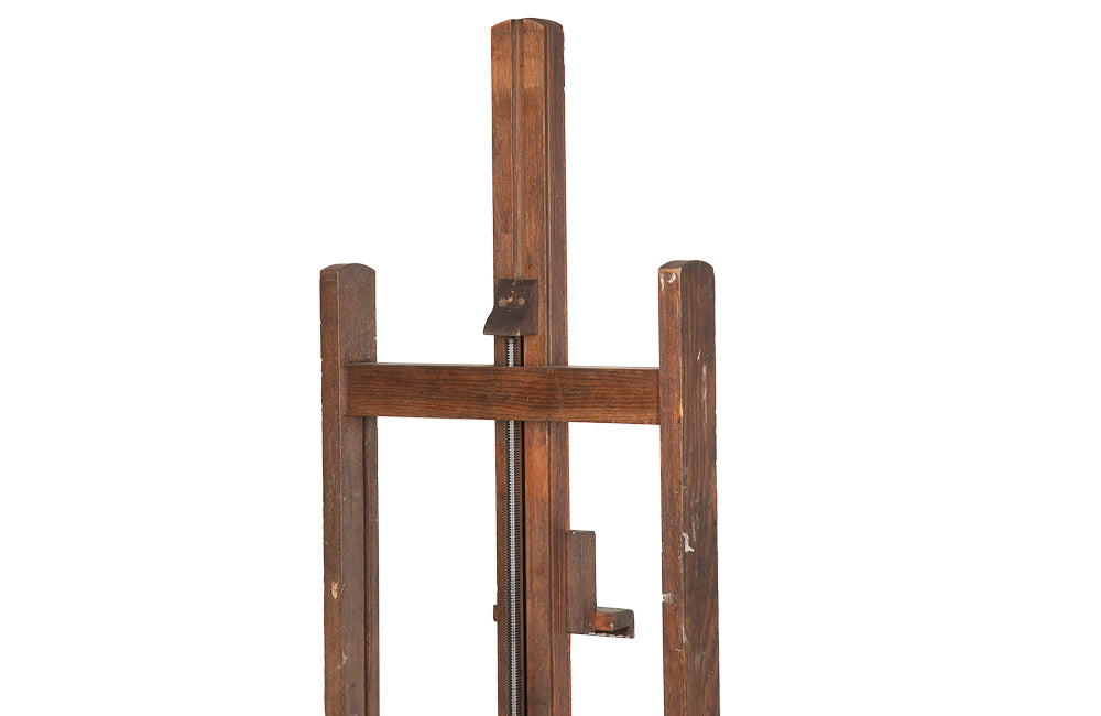 Antique French Artist's Easel-Decorative Accessories-French Antiques-Easel-Artist Studio-AD & PS Antiques