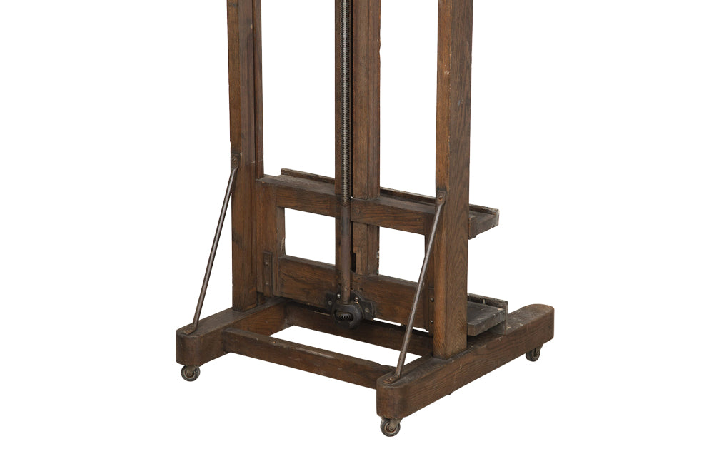 Antique French Artist's Easel-Decorative Accessories-French Antiques-Easel-Artist Studio-AD & PS Antiques