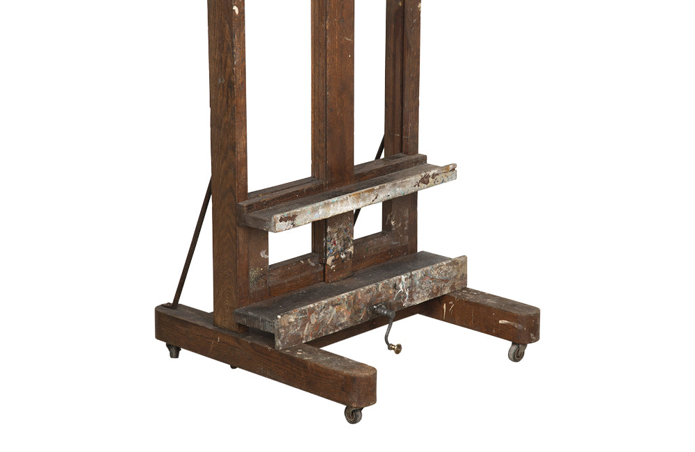 Antique French Artist's Easel-Decorative Accessories-French Antiques-Easel-Artist Studio-AD & PS Antiques