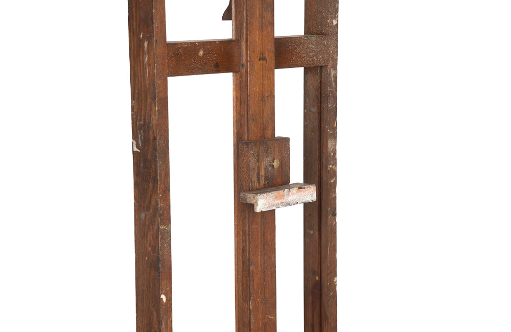 Antique French Artist's Easel-Decorative Accessories-French Antiques-Easel-Artist Studio-AD & PS Antiques