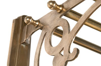 French Brass Coat Hat Rack With Oval Mirror - Antique Mirror - Antique Coat Rack – Antique Hat Stand - Brass hooks – Portmanteau - French Antiques – Decorative Antiques - AD & PS Antiques