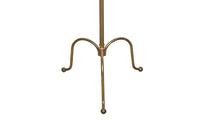 FRENCH BRASS REEDED FLOOR LAMP