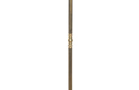 FRENCH BRASS REEDED FLOOR LAMP