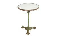 Antique French Iron Gueridon Bistro Table with Lions Paw Feet - French Antiques - Garden Tables -Bistro Table - Garden Antiques – Antique Side Table - AD & PS Antiques