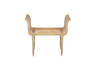 FRENCH LOUIS XVI REVIVAL CANED STOOL