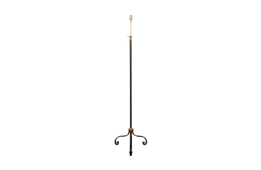 French Mid Century Telescopic Floor Lamp - Mid Century Lighting - Floor Lamps - Vintage Lighting - Standard Lamps - Antique Shops Tetbury - Lighting - AD & PS Antiques