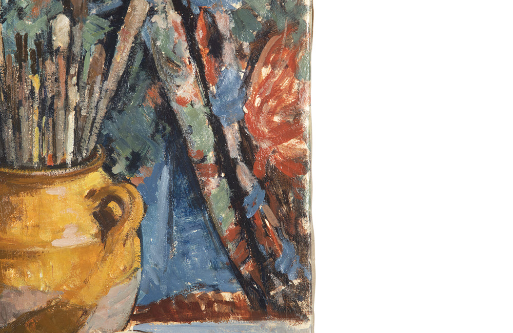 French Sill Life Painting With Yellow Confit Pot-Oil on Canvas-Wall Decoration-Antique Pinting-Vintage Paintings-Wall Art-Decorative Accessories-Confit Pot-AD & PS Antiques