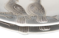 Geshutzt 1930's 13 piece game dinner service decorated with animals and birds - Decorative Antiques