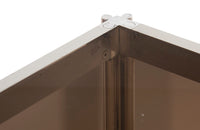 George Ciancimino Glass Top Dining Table - Mid Century Glass dining table - French Mid Century Furniture - AD & PS Antiques