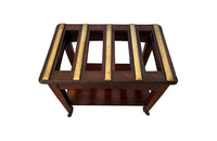 Georgian Style English Mahogany Luggage Rack - AD & PS Antiques - English Antiques - Gentlemans Accessories - Bedroom Accessories - Decorative Accessories - Antique Shops Tetbury