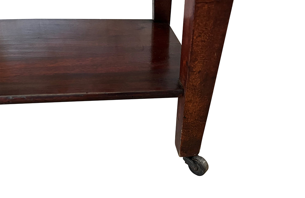 Georgian Style English Mahogany Luggage Rack - AD & PS Antiques - English Antiques - Gentlemans Accessories - Bedroom Accessories - Decorative Accessories - Antique Shops Tetbury