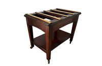 Georgian Style English Mahogany Luggage Rack - AD & PS Antiques - English Antiques - Gentlemans Accessories - Bedroom Accessories - Decorative Accessories - Antique Shops Tetbury