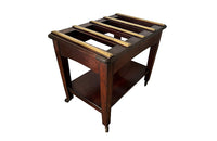 Georgian Style English Mahogany Luggage Rack - AD & PS Antiques - English Antiques - Gentlemans Accessories - Bedroom Accessories - Decorative Accessories - Antique Shops Tetbury