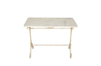 French Iron Bistro Table with Lion Paw Feet - Antique French Table – French Garden Table – Garden Antiques – Antique Garden Table – Antique Marble Table – French Antiques – AD & PS Antiques