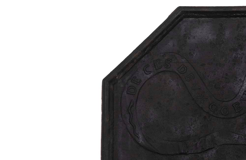 Large 18th Century Louis XIV Fireback - Decorative Antiques - Antique Fireplaces - French Antiques  - AD & PS Antiques