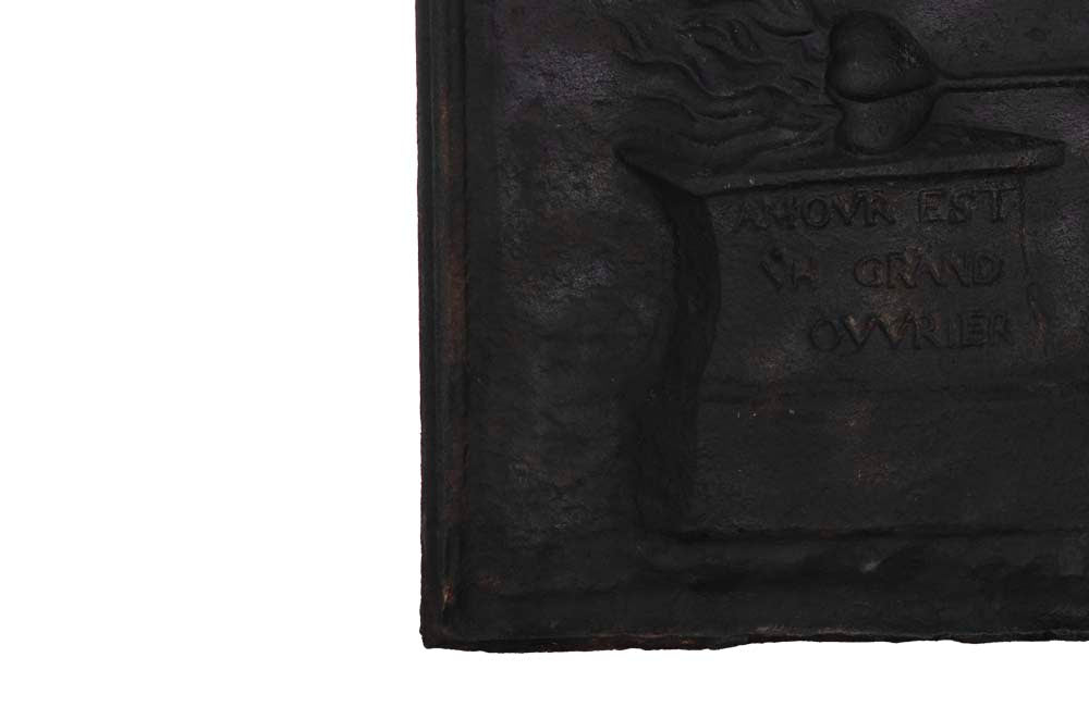 Large 18th Century Louis XIV Fireback - Decorative Antiques - Antique Fireplaces - French Antiques  - AD & PS Antiques
