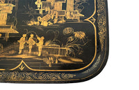 Large Napoleon III Tole Chinoiserie Tray - French Decorative Antiques - Antique Tray - Decorative Accessories - Toleware - Antique Shops Tetbury - adpsantiques - AD & PS Antiques