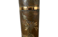 Large Brass Trench Art Stick Stand - French Decorative Antiques - Umbrella Stand - Stick Stand - Trench Art - Folk Art - Decorative Antique Accessories - Military Antiques - Antique Shops Tetbury - adpsantiques - AD & PS Antiques